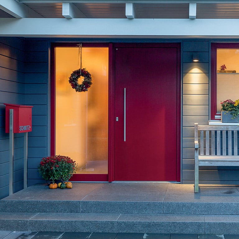 U-Wert Haustür senken - energieffiziente Haustüren