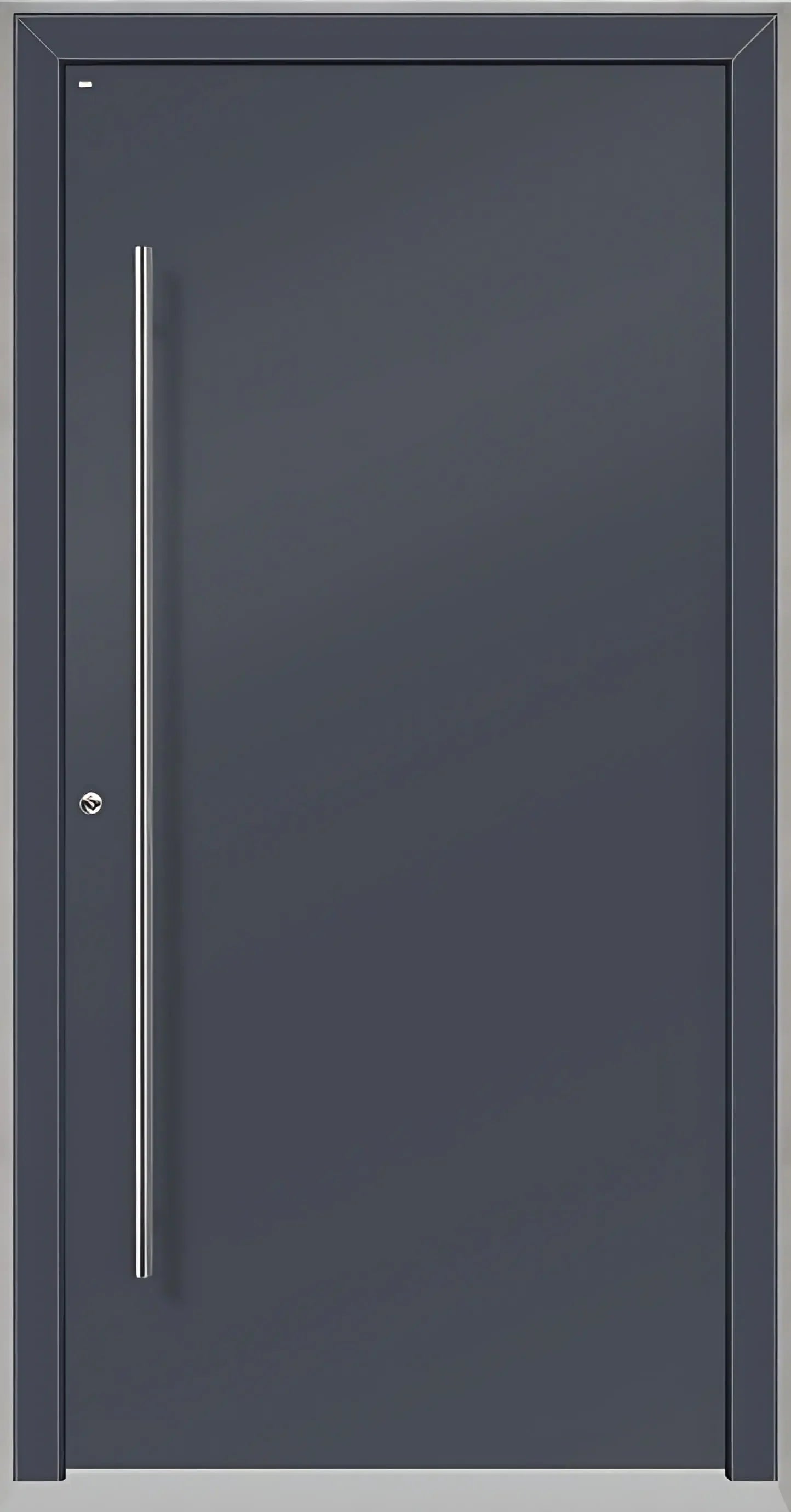 Außenansicht einer Haustür in Anthrazit