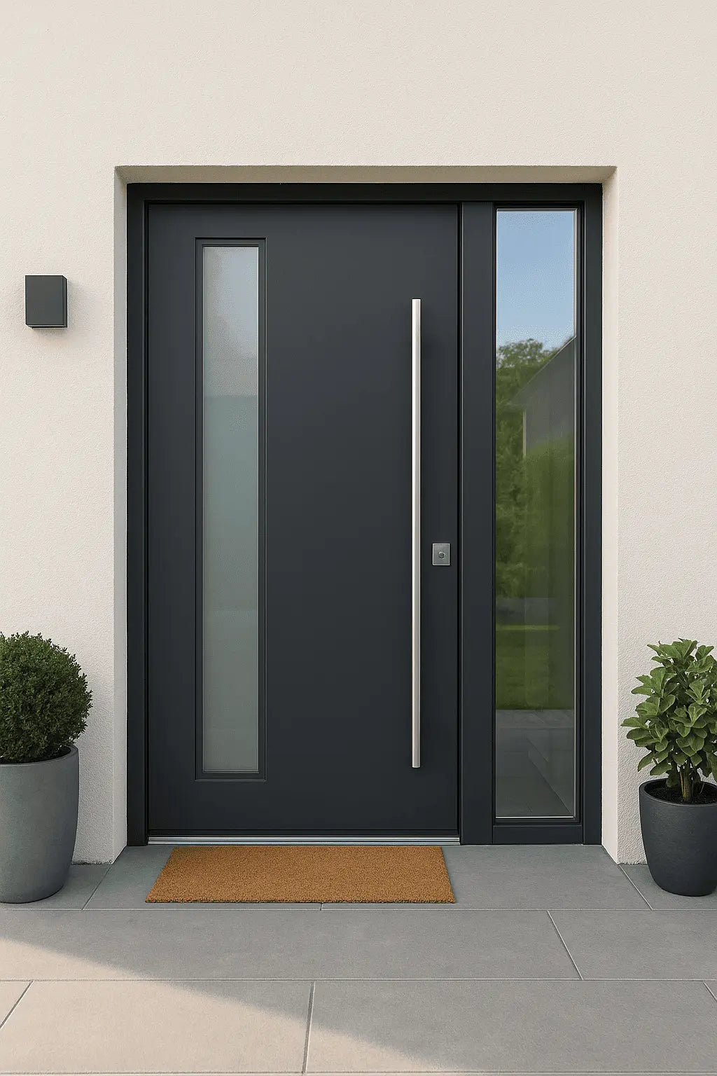 Haustür mit Seitenteil