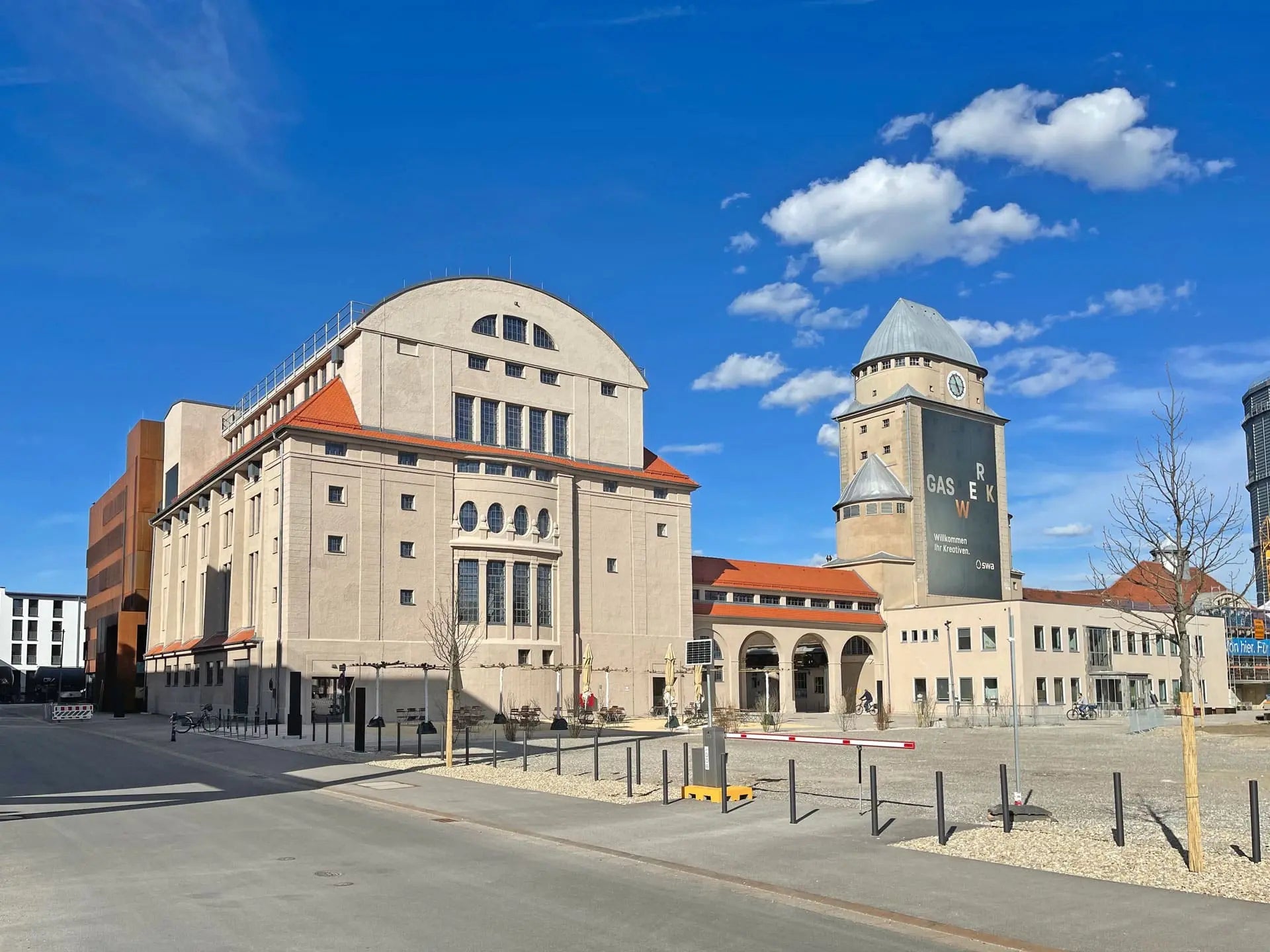 Haustüre im Gaswerk in Augsburg