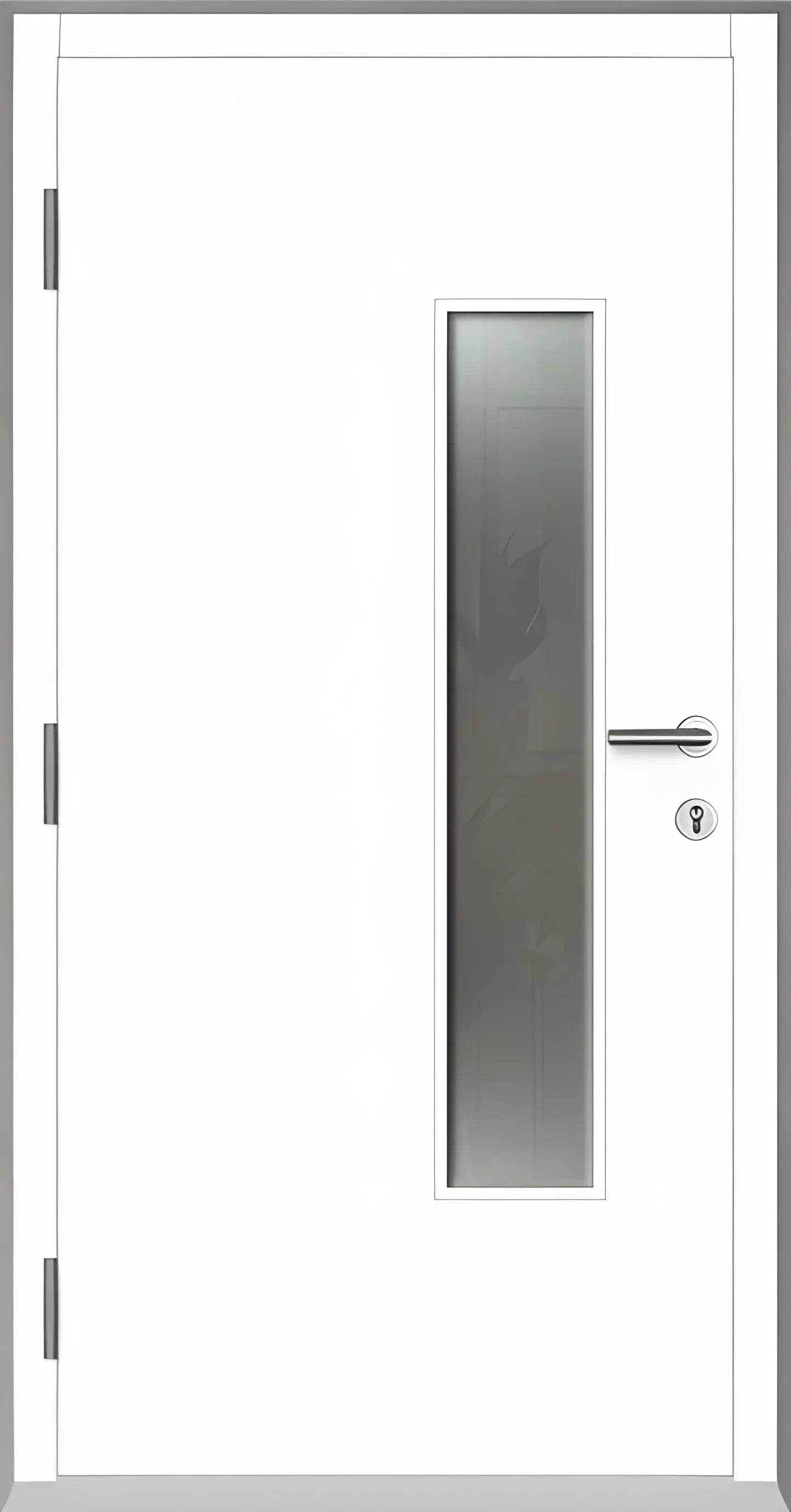 Innenansicht Holz Haustür Modell H6