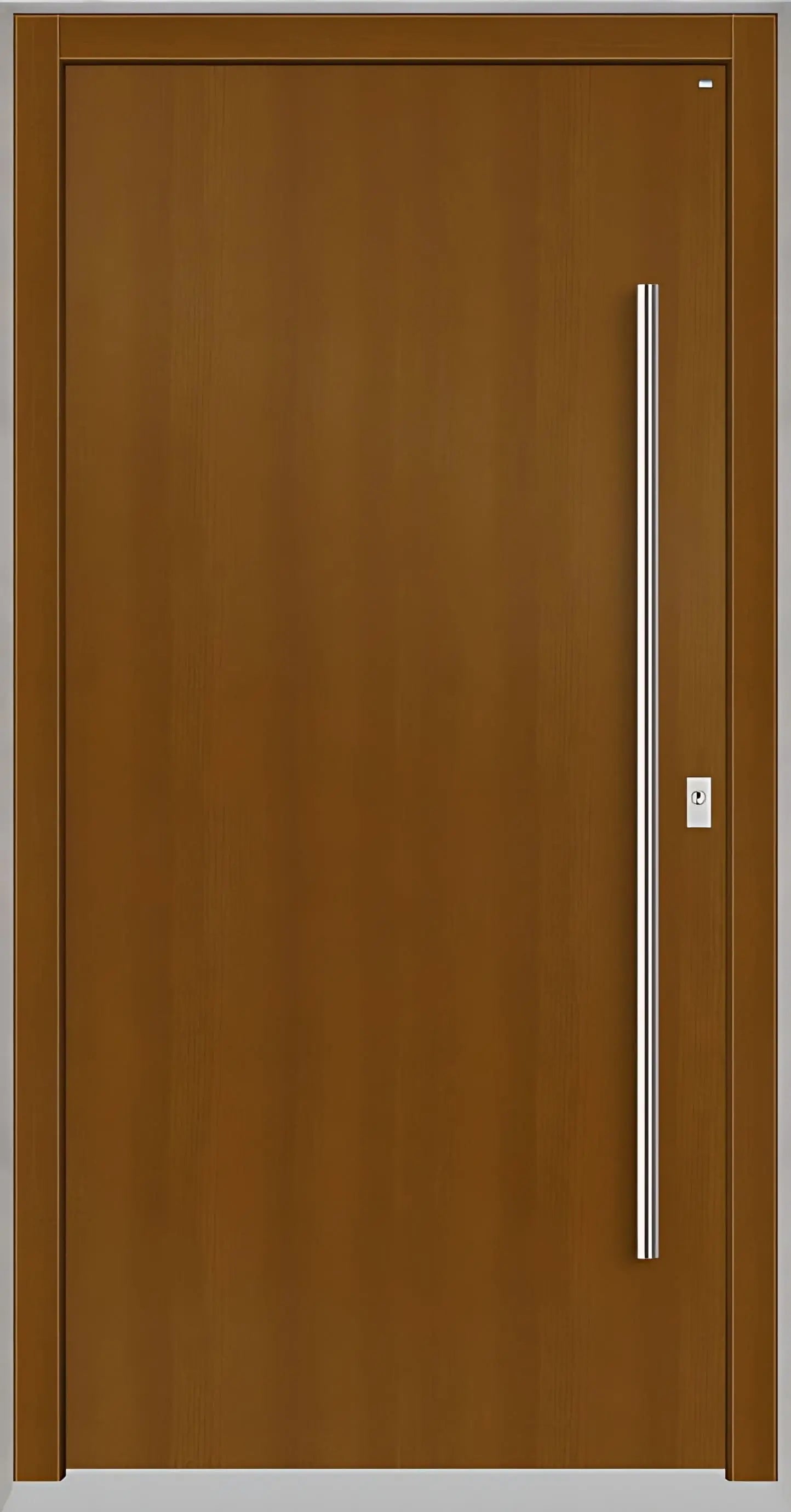 Holz Haustüre mit geschlossener Füllung in Eiche Classic Dreh Rechts