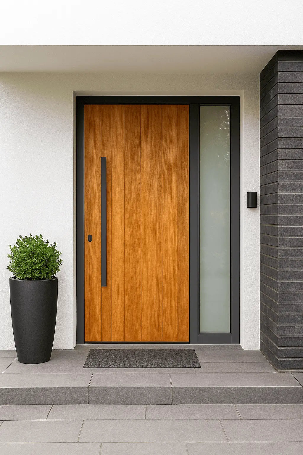 Holz-Alu und Holz Haustüren im Vergleich