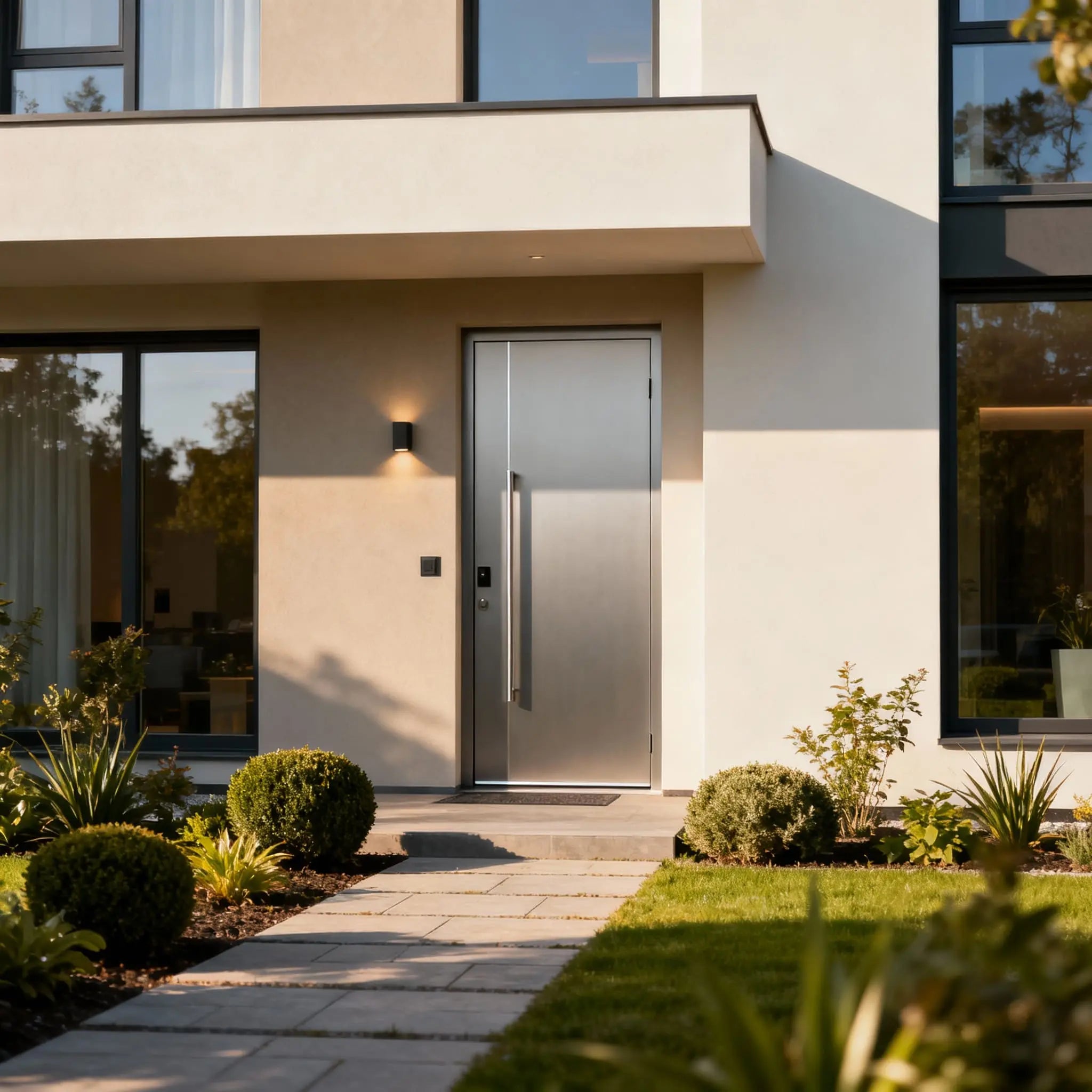 Kunststoff vs. Aluminium Haustüren - der große Vergleich