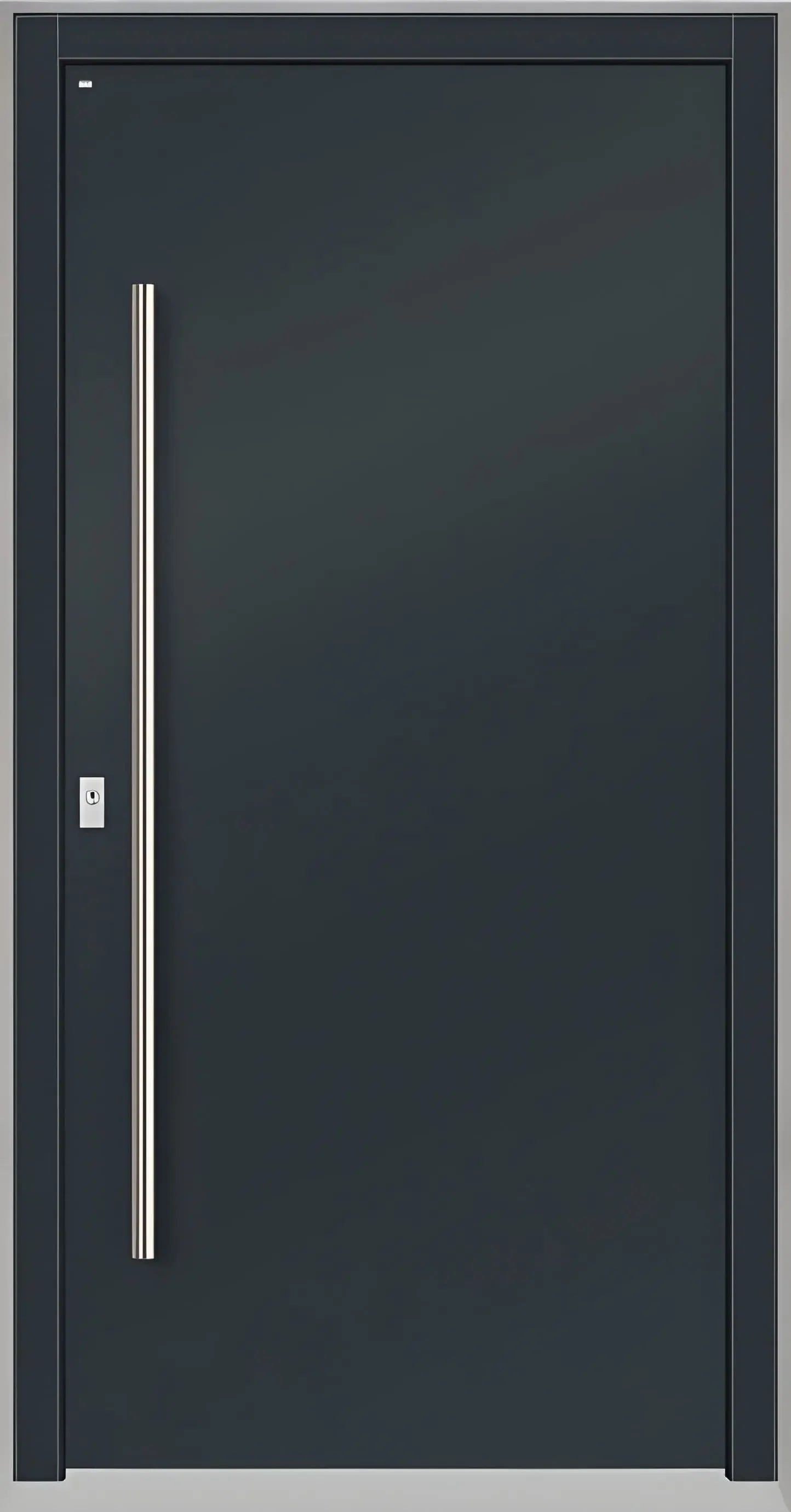 Außenansicht einer Haustür in Anthrazit