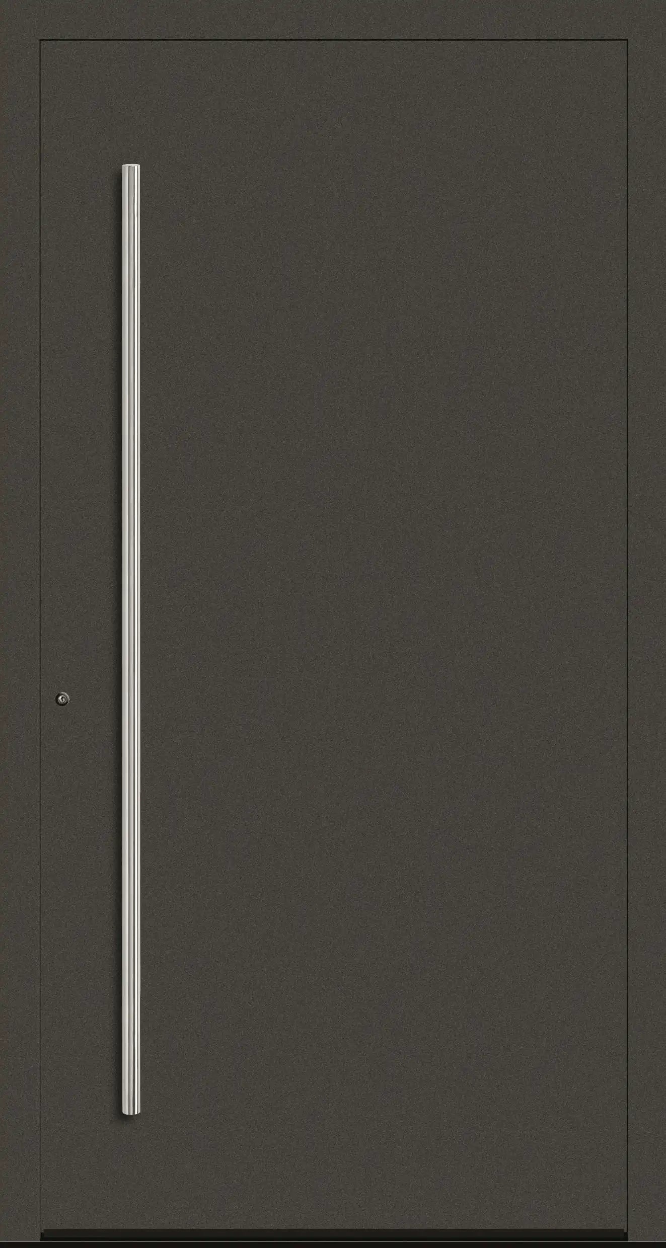 Aluminium Haustür in DB703 mit RC2 Sicherheit DIN Links