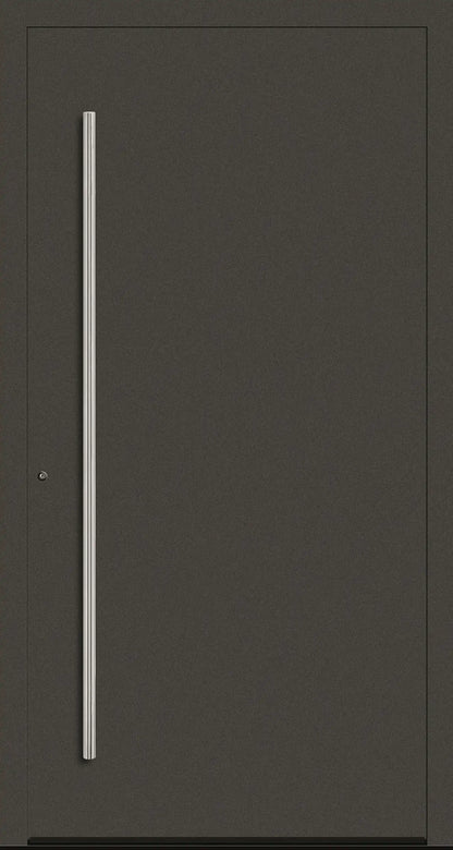 Aluminium Haustür in DB703 mit RC2 Sicherheit DIN Links