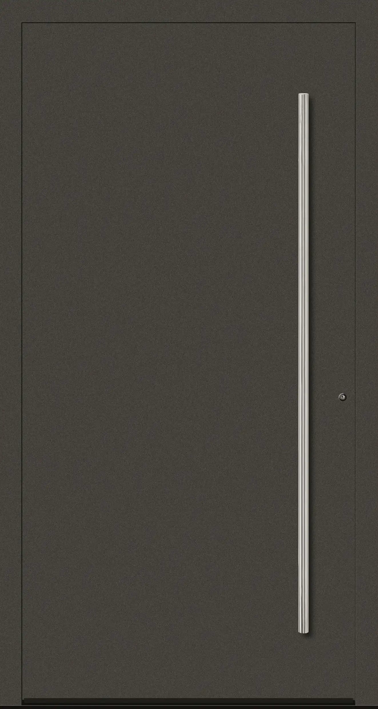 Aluminium Haustür in DB703 mit RC2 Sicherheit DIN Rechts
