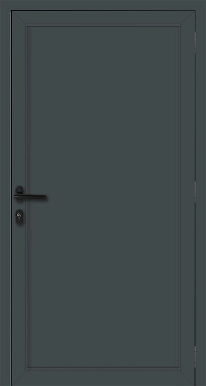 Innenansicht Aluminiumhaustür Schüco