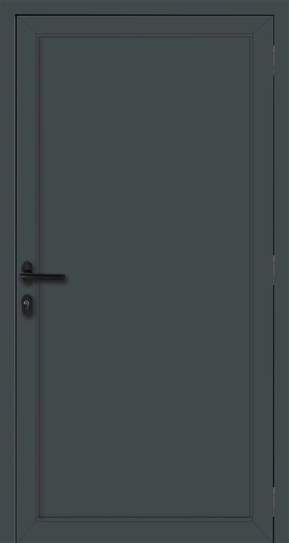 Innenansicht Aluminiumhaustür Schüco